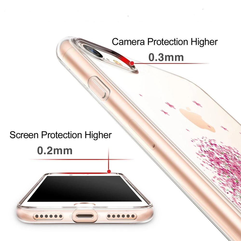 Мягкий силиконовый чехол для Apple iPhone X XS Max XR 11Pro чехол s i Phone 8 7 6S Plus 5S чехол с рисунком рождественской елки снежинки