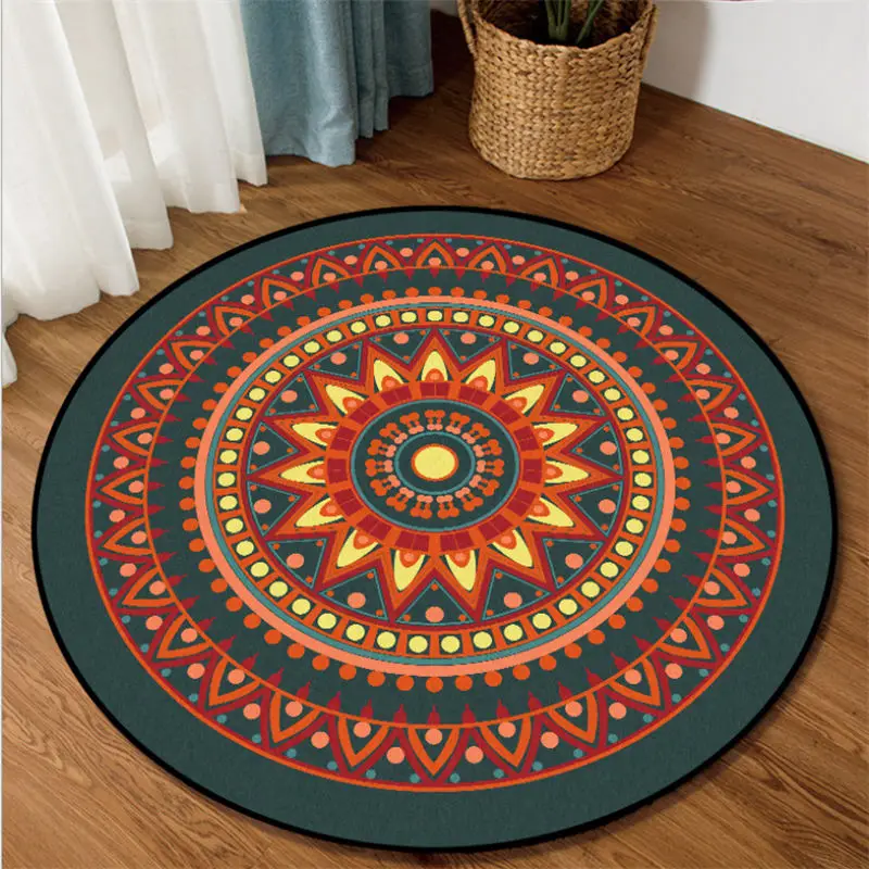 В богемном стиле Rugs and Carpets шелковистый для домашнего декора гостиной оранжевый