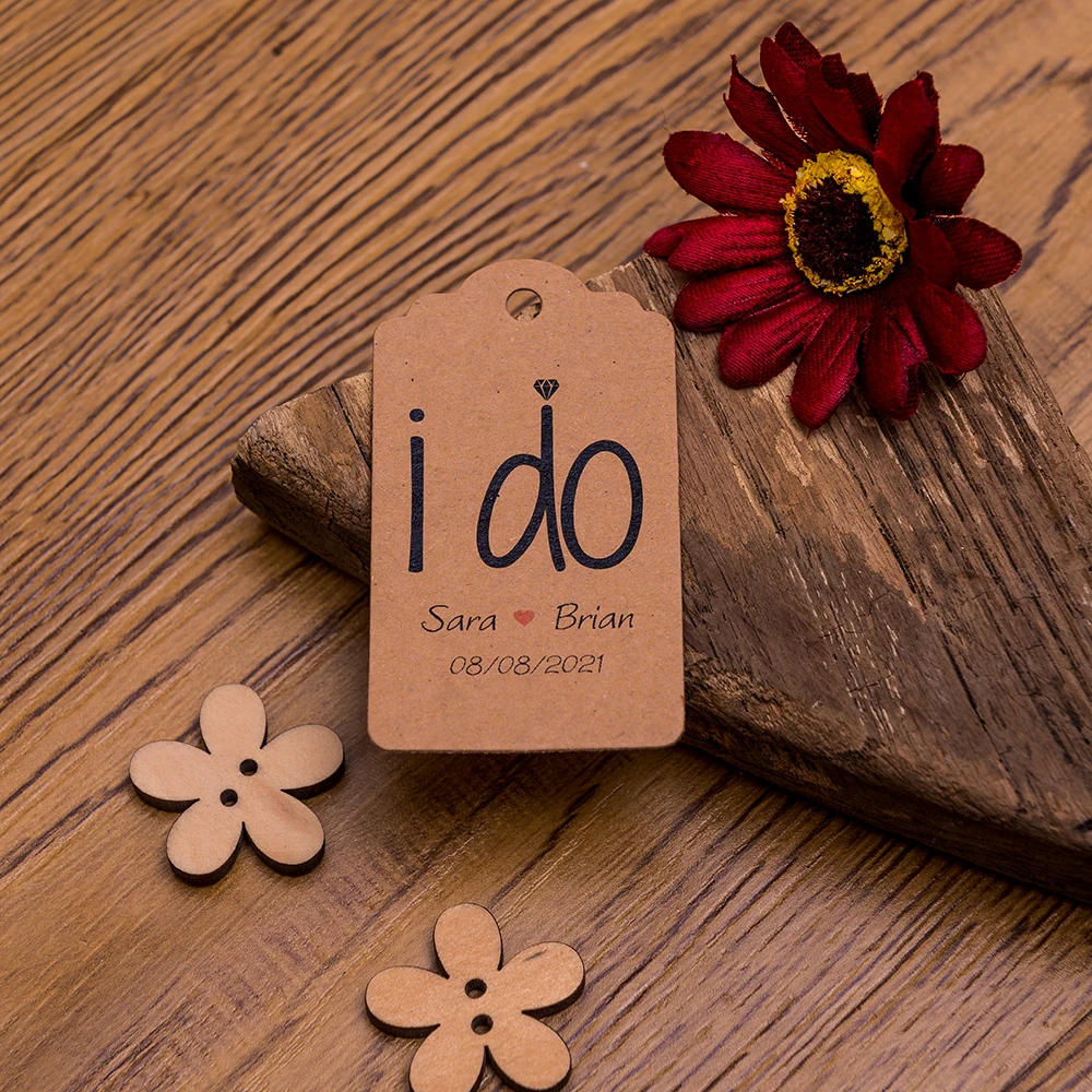 

3,5x6,2 см этикетка изготовления на заказ свадебный подарок тег для любителей литературы и искусства этикетка I do размер шрифта цвета могут быт...