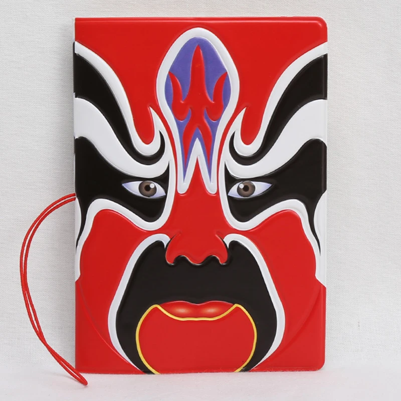 Китайский Пекинская опера шаблон паспорта держатели защитный чехол для билетов