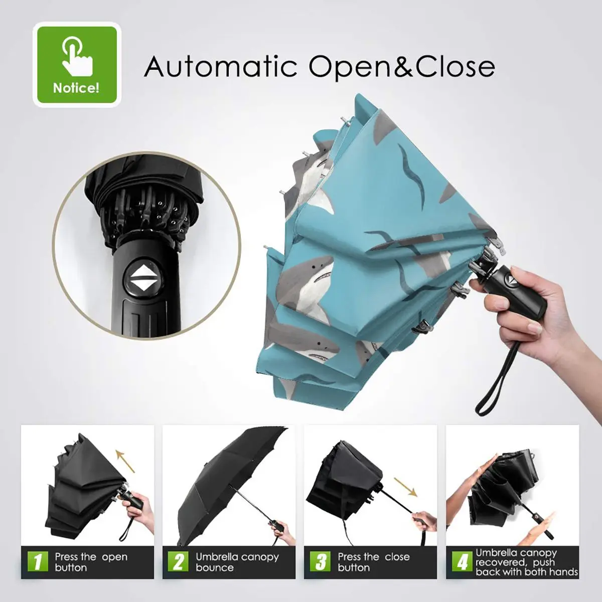 Comprare Ombrello Automatico Da Pioggia Per Donna Ombrello A Tre Pieghe Modello Dophins Ombrello Antivento Ombrello Impermeabile Femminile