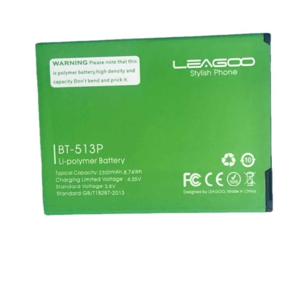 

Leagoo M5 Battery New High Quality 2300mAh BT-513P Backup Battery Replacement for Leagoo M5 BT513P Smart Phone