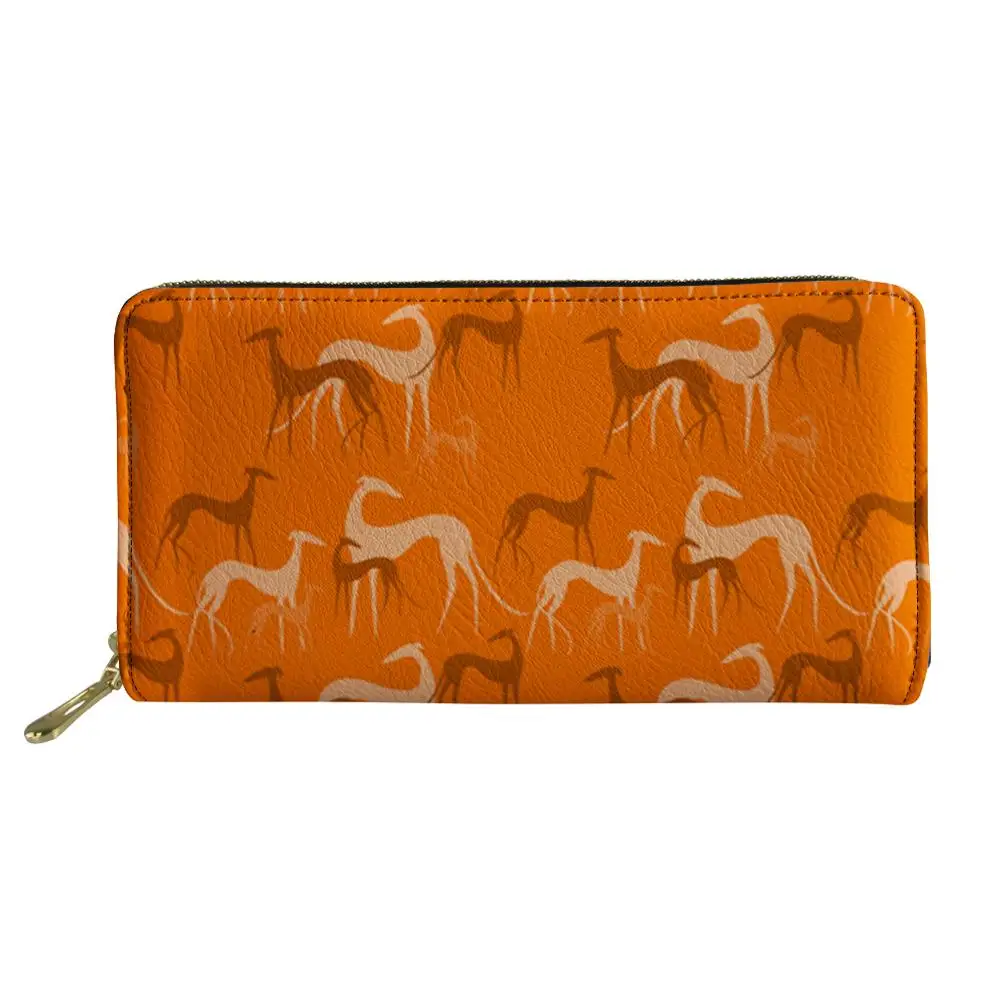 Длинный кошелек из искусственной кожи с изображением животных для женщин и