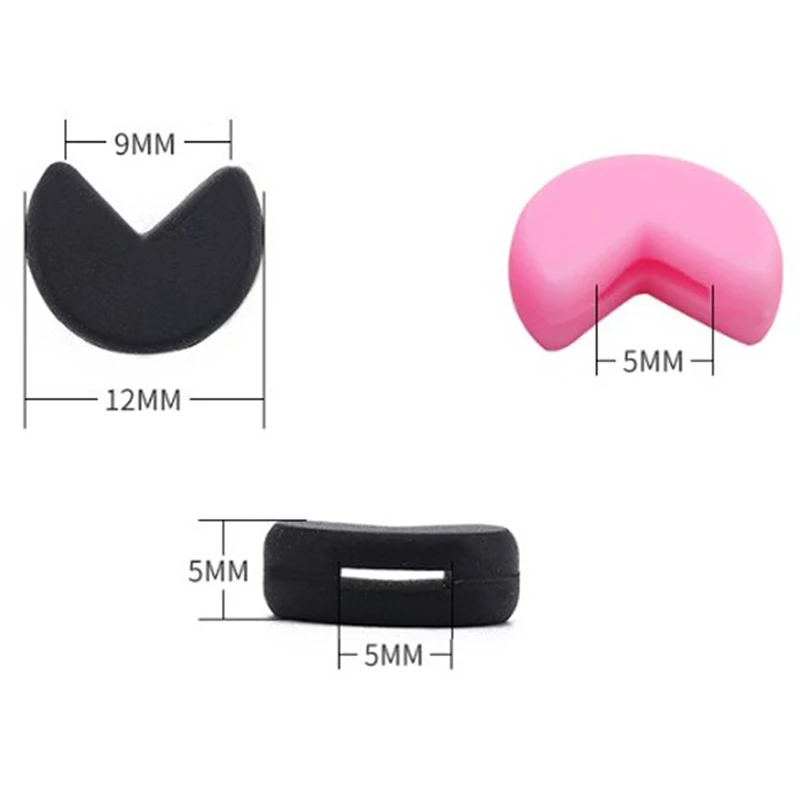 

4 Pcs Silicone Glasses Ear Hooks Eyeglasses Sports Tips Anti Slip Silicone Grips