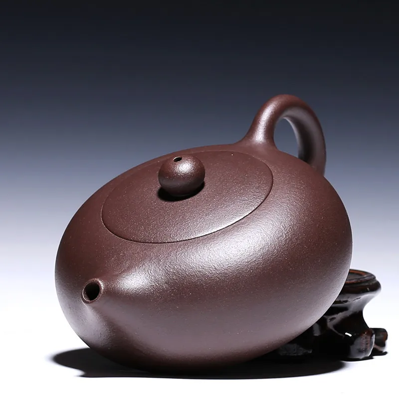 Высококачественный аутентичный чайник Yixing ручной работы Фиолетовый Глиняный