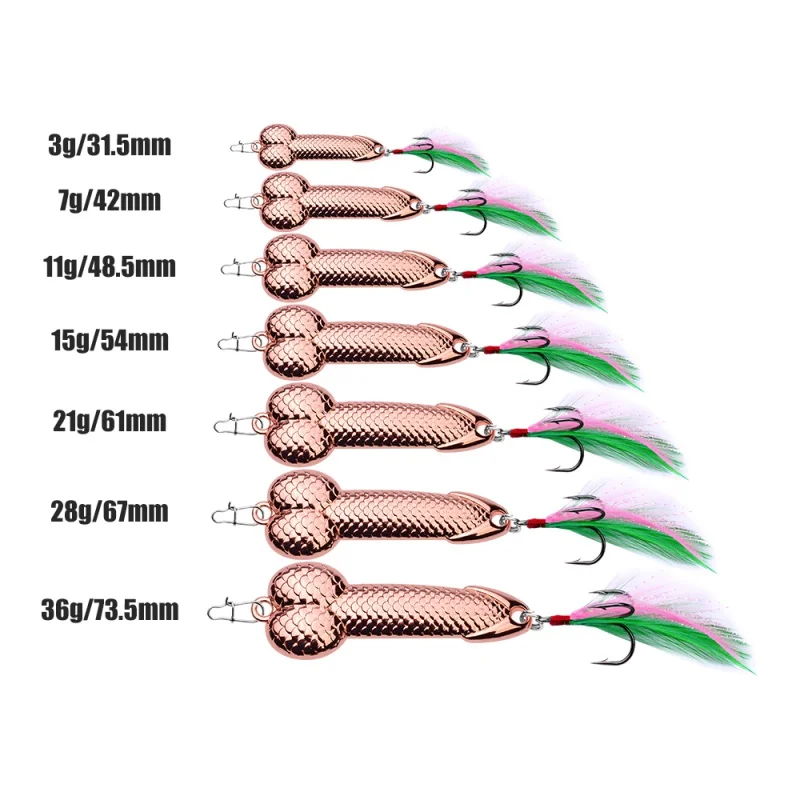 

Artificial Bait Saltwater Freshwater Fishing Zinc Alloy False Fish Shape Spoon Hard Lures Feather Treble Hook Accessory