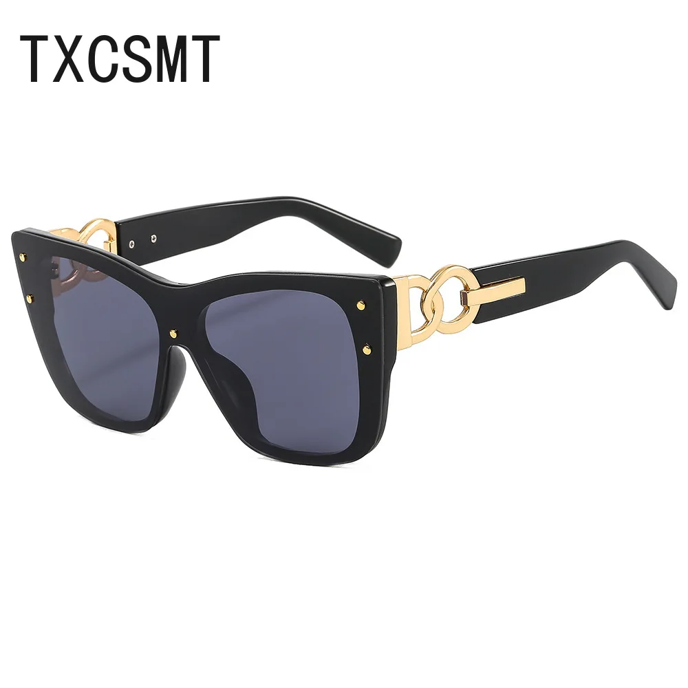 

New Fashion Oversize Cat Eye Sunglasses Women Brand Designer Retro Sunglass Pilot Sun Glasses Female UV400 Lens Eyewears
