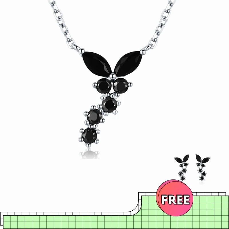 Модное женское ожерелье из стерлингового серебра 925 пробы женская бижутерия