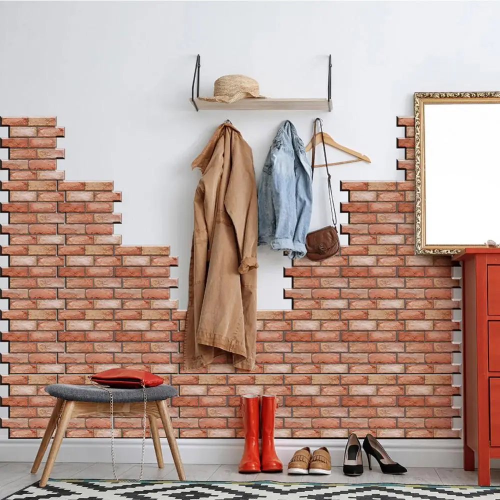 3D настенная наклейка s самоклеящаяся бумага водостойкая DIY кухонная ванная