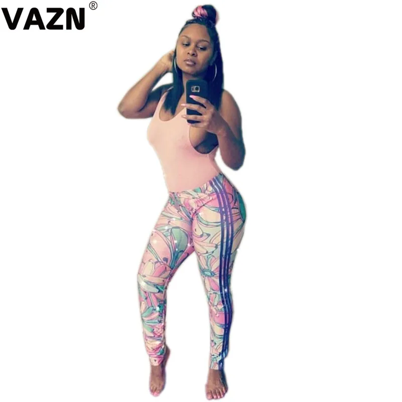 VAZN GOD18125 новый продукт 2019 летние сексуальные леди комплект из 2 предметов синий