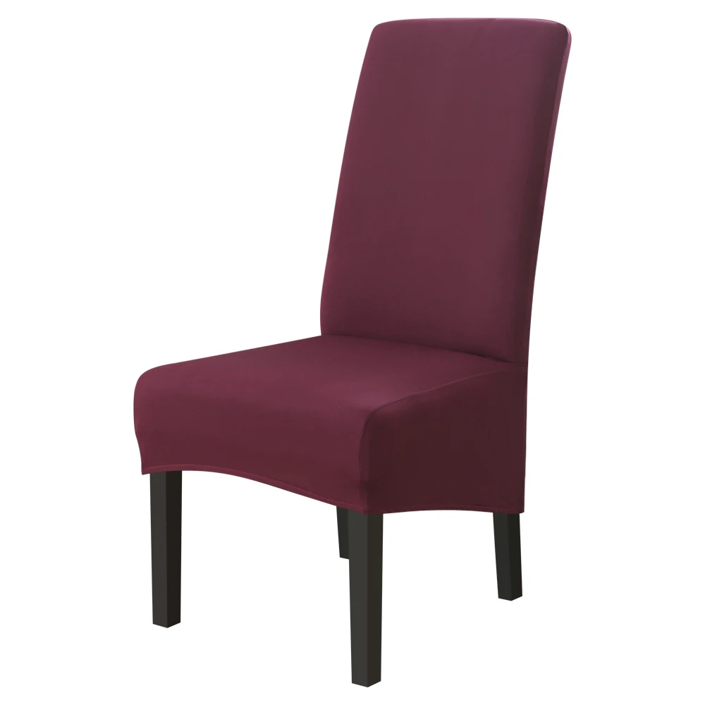 1/2 шт однотонные большие эластичные чехлы на кресла для стульев тянущиеся с