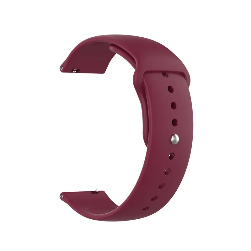 Silicone WatchBand For IMILAB KW66 / YAMAY SW022 Smart Strap Wristband bracelet For Xiaomi MiBro Air / MI Watch Color WristStrap