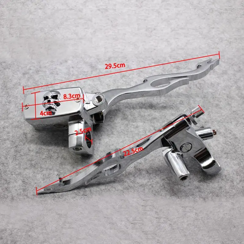 

Nordson 1\"25mm Universal Motorcycle Brake Clutch Master Cylinder Reservoir Levers Set For Honda Suzuki Kawasaki Yamaha