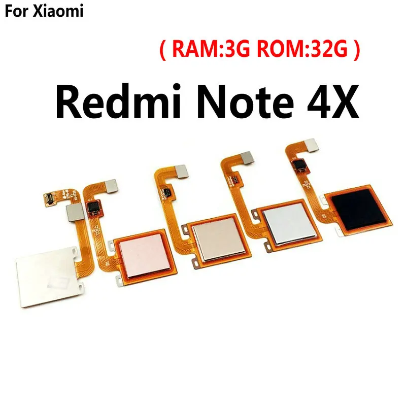 

New High Quality Fingerprint flex cable Replcement For Xiaomi Redmi Note 4X Global Phone Repair parts