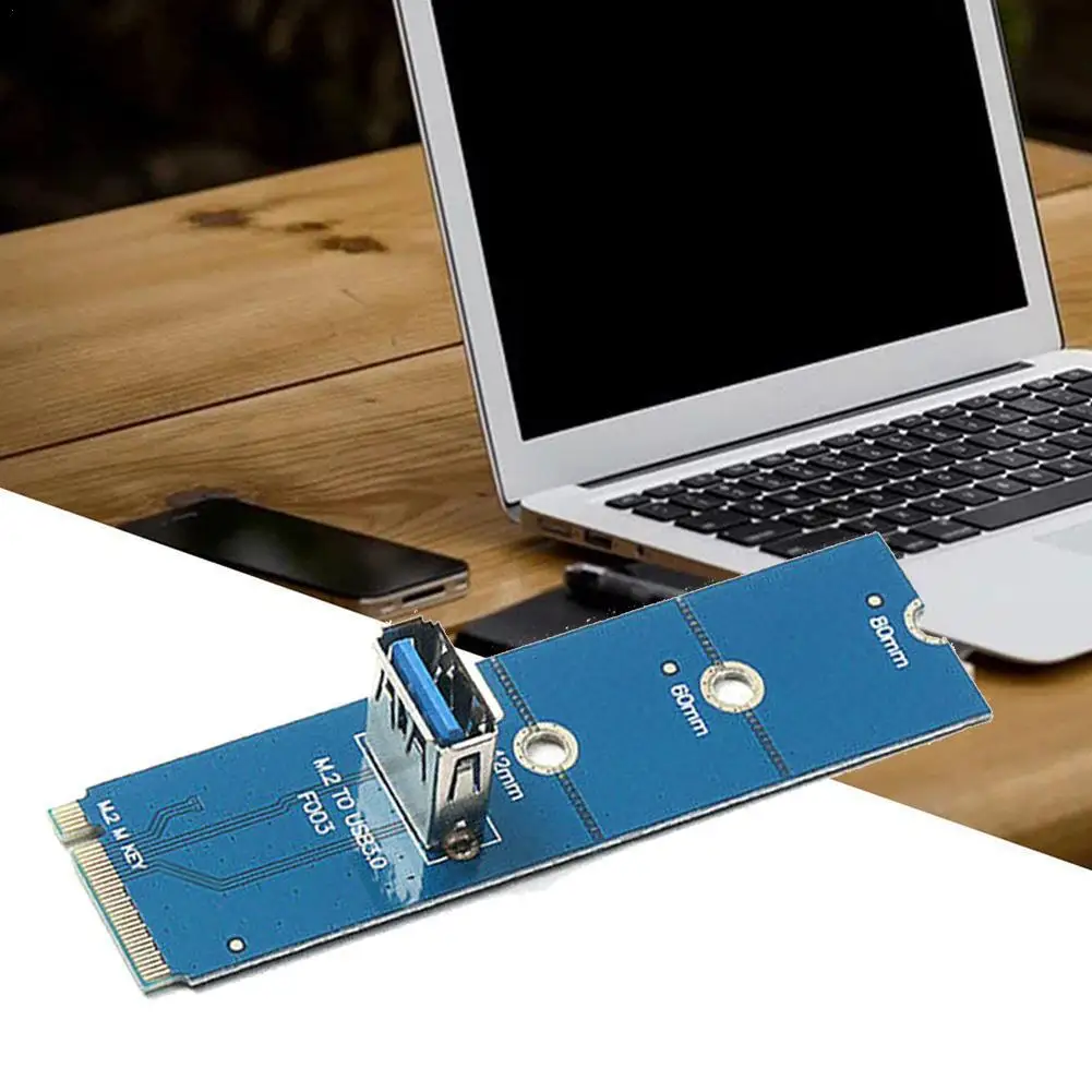 

1Pcs NGFF M.2 To USB 3.0 Converter Transfer Card M2 Extender For Bitcoin To USB3.0 Riser 2021 For PCI-E Adapter Mining Card U9Z6