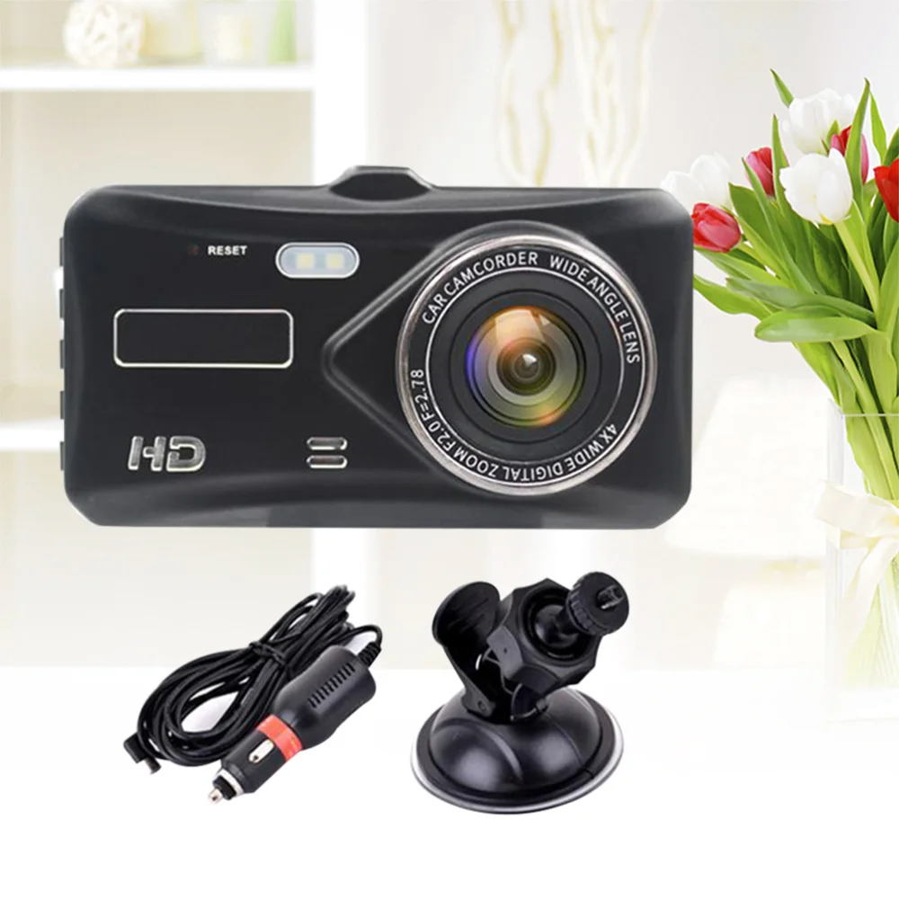 

4 Inch 1080P Dash Cam Night Vision 170 Wide Angle G-Sensor WDR Loop Recording with to 32GB Car Recorder