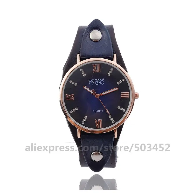 100 шт./лот CCQ 92016 Relojes Para Mujer повседневные аналоговые кварцевые часы из натуральной