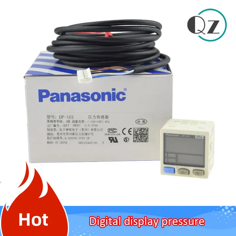 

DP-101 DP-102 DP-001 DP-011 NPN Digital Vacuum Negative Pressure Sensor Pressure Controller -100 to +100 kPa 100% New & Original