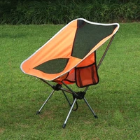 lightweight outdoor compact back aluminum folding camping chair foldable picnic fold up fishing beach moon chair christmas gift