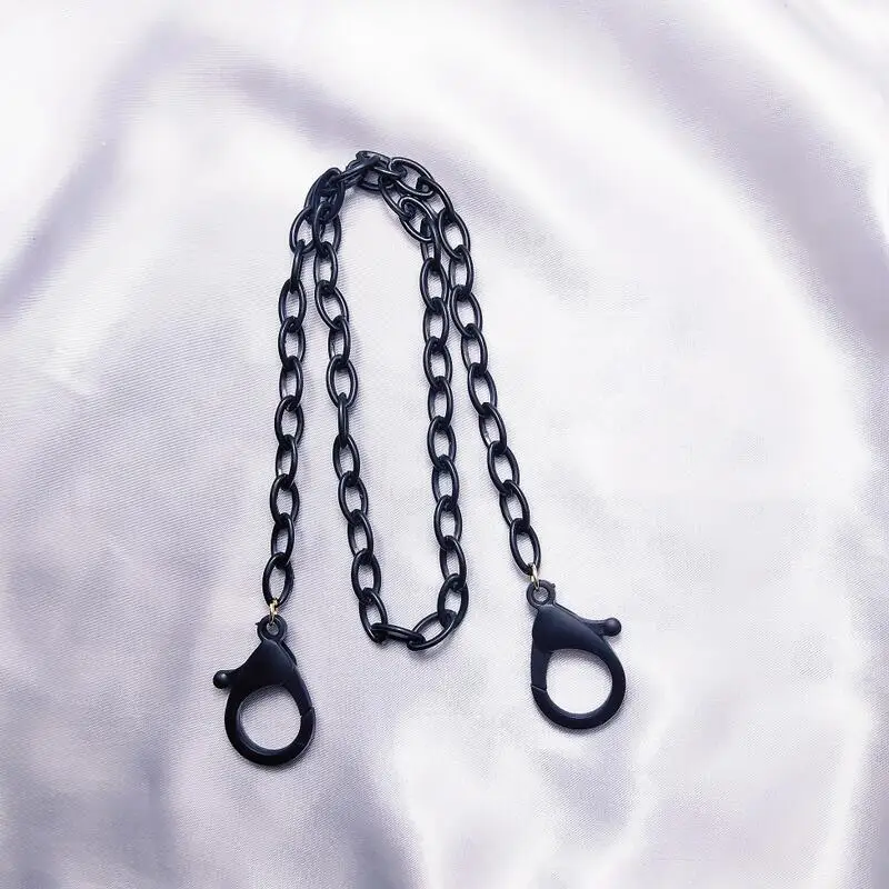 fashion long face mask neklace chain trend acrylic multi function small phone bag chains for women children kids accessories free global shipping