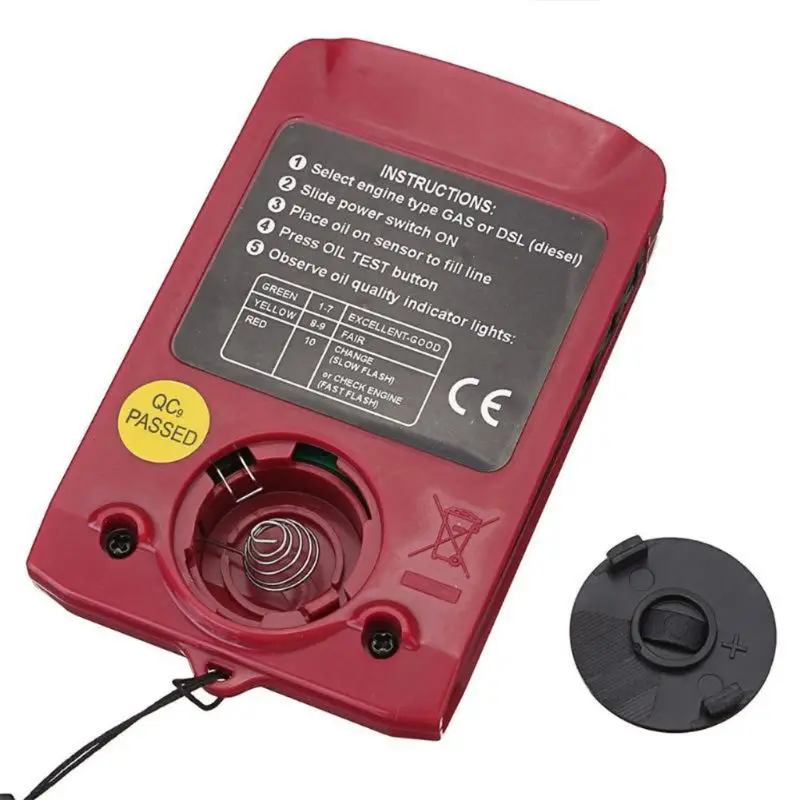 

28EB OTO300 Protable Oil Quality Detector Car Digital Stroke Tester Motor Engine Gas Gasoline Analyzer with Strap