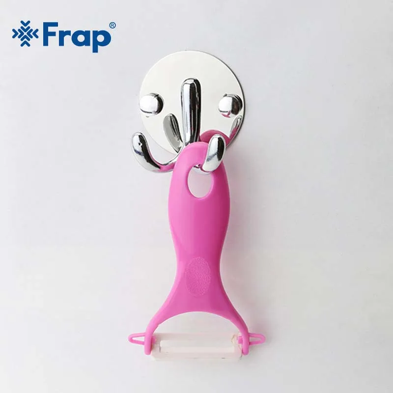 Frap 304 Нержавеющая сталь крючки 4 шт./компл. Y19002 настенная дверная вешалка для