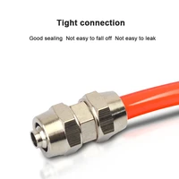 zkcm straight through quick tightening connector air hole connector pu 4 6 8 10 12 14 16 mm pneumatic components pneumatic tool