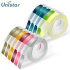 Unsitar, 1 рулон, 9 мм, 3D, совместимы с лентами для изготовления этикеток из ПВХ Dymo, Новые цвета для принтеров этикеток 1610 1880 12965