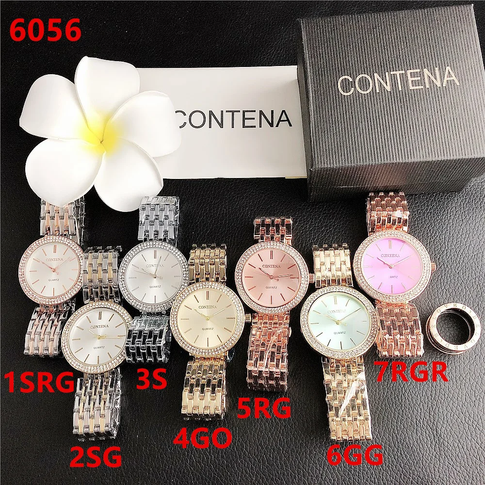 

Female watch new crystal luxury silver watch feminine wristwatches complete steel wristwatches saat wristwatch