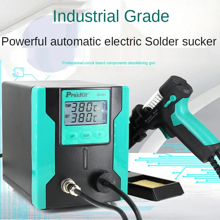 SS-331H LCD Electric Desoldering Gun Anti-Static Strong Suction Vacuum Desoldering Pump For PCB Board Repair