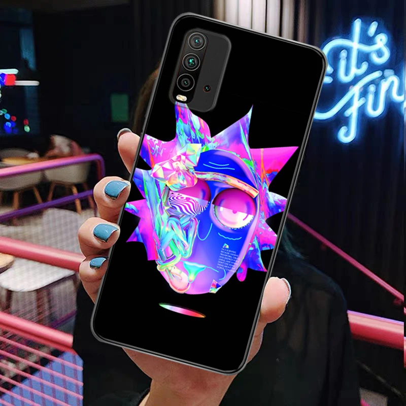 

Anime Rick Funny And Morti Painting Phone Case Redmi 9 9 Pro 9T 9A 9C Redmi Note 9 9S Pro Max Full Protection Silicone Coque