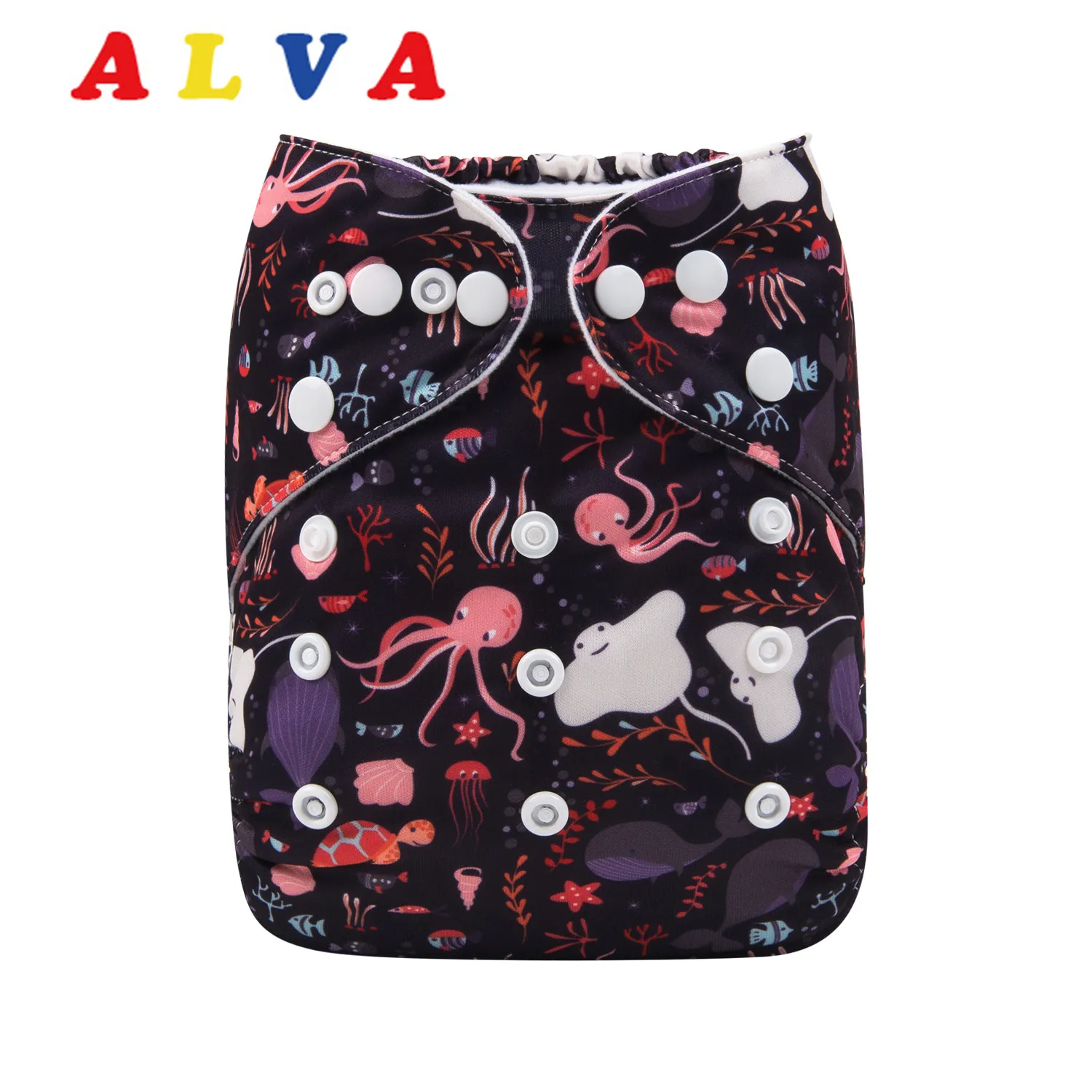 New Arrival! Alvababy Baby Cloth Nappy Reusable Diapers with Microfiber Insert | Мать и ребенок