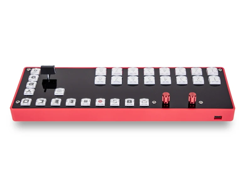 TYST Vmix Mini Switcher Control Panel MIDI 2.0 Video Recording Switchboard Type C interface for OBS New Media Live Youtube | Электроника