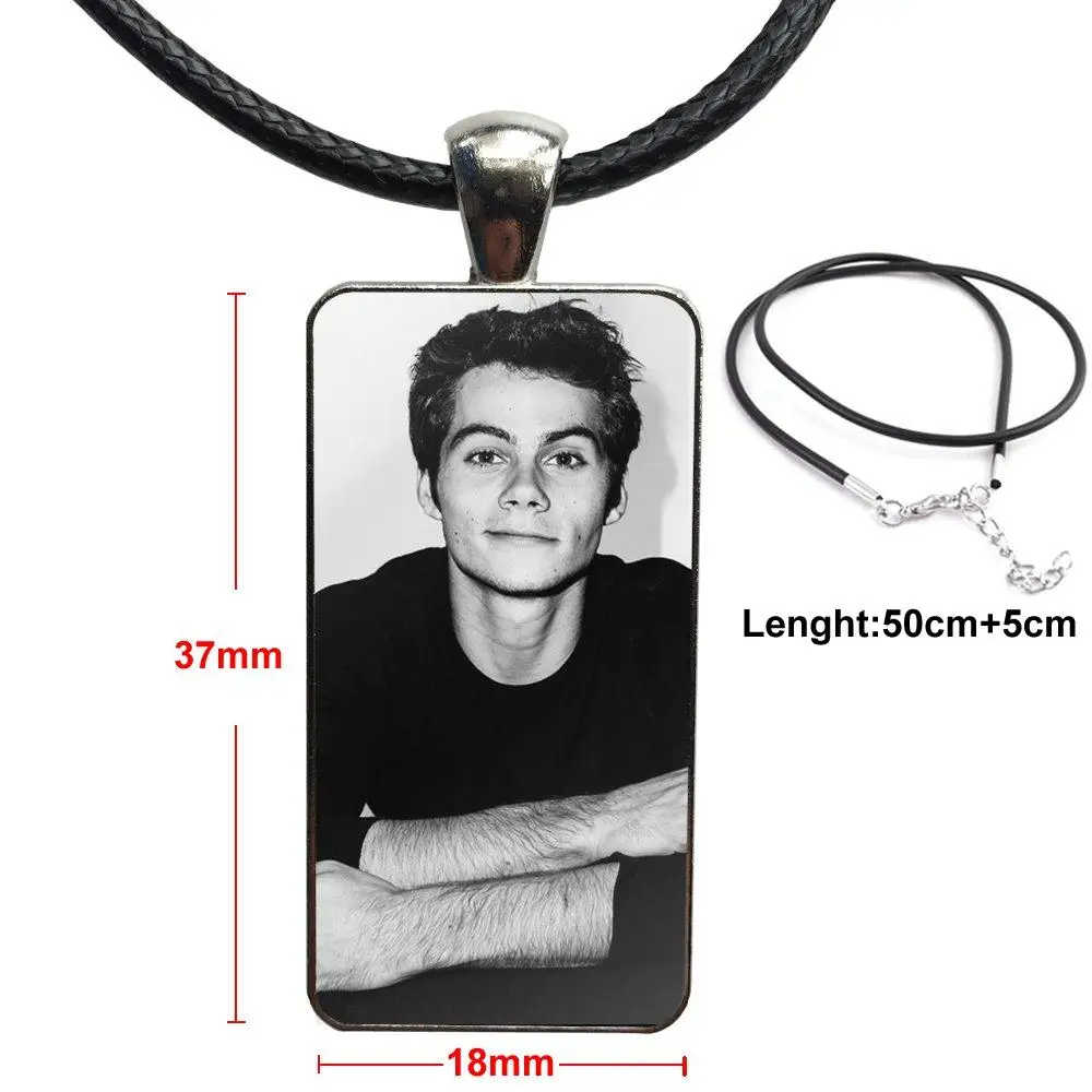 Винтаж ювелирные изделия Сталь Цвет Стекло колье с кабошоном кулон длинные