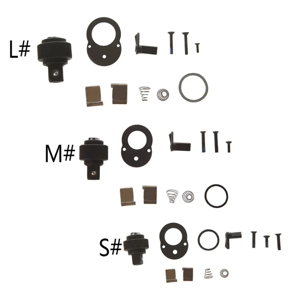 

Wrench Repair Accessory Spare Part Kit 11pcs 1/4'' 3/8'' 1/2'' 72 S/ M/ L Teeth Ratchet Socket For Automotive Maintenance