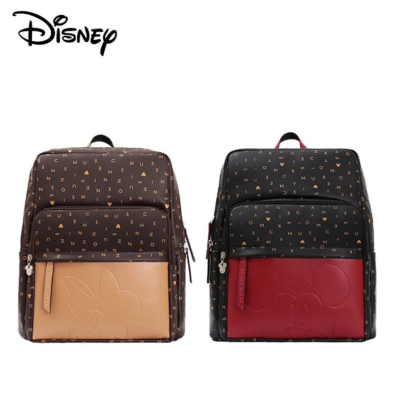 Disney из искусственной кожи большой емкости изоляции сумки мультфильм шаблон малыш мода USB многофункциональный пеленки сумка рюкзак для путешествий