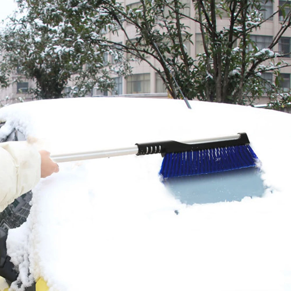 

Multifunctional Snow Brush Aluminum Alloy Ice Shovel Telescopic Defrost Tool For Car Windshield Snow Remove Frost Broom Cleaner