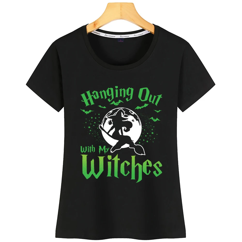 

Женская футболка с принтом ведьмы на Хэллоуин, с моими ведьмами