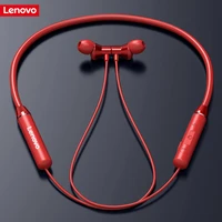 lenovo wireless bluetooth earphone headphones magnetic sports running headset earplug waterproof sport earphones noise canceling