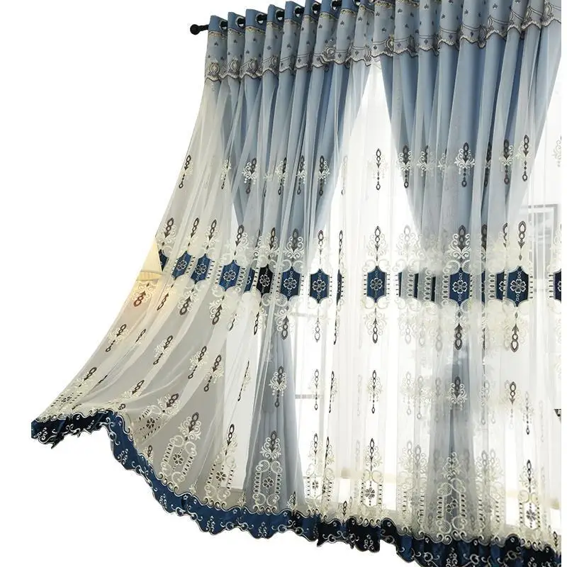 Европейская кухня Детские занавески Короткие Занавески для гостиной