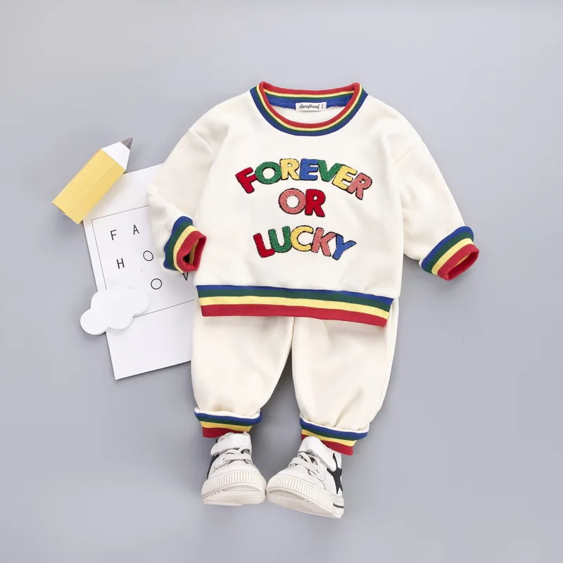 Детское бархатное платье детская зимняя одежда спортивный костюм с цветными