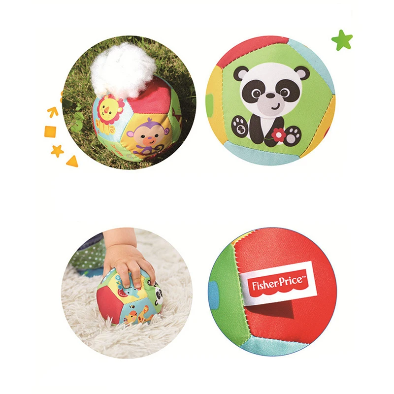 

Baby Rattle Toy 0-36 Months Animal Printing Soft Plush Infant Moving With Sound Bodybuilding Ball Play Newborn Educational Toy