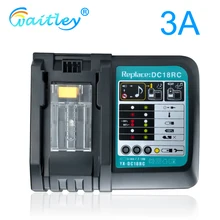 Battery Charger 3A Fast Charging Current For Makita 14.4V 18V 7.2V Tool Batterys Eu Plug 90W DC18RCT DC18RA 1290 BL1850 BL1860