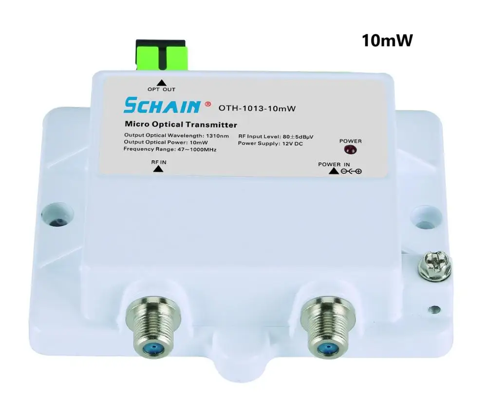 Mini Micro Optical Transmitter 10mw FTTH 12V DC 1310nm CATV with SC APC FTTH Optical Transmitter Fibra Optica Tool