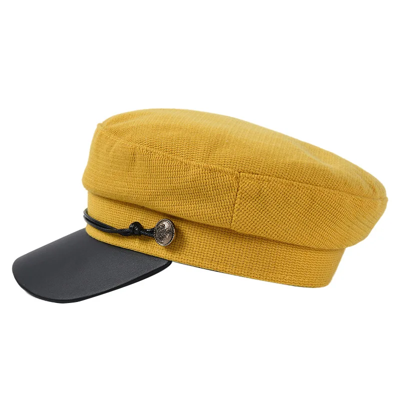 

2019 autumn and winter new couples flat hat men and women retro art octagonal hat newsboy hat wholesale