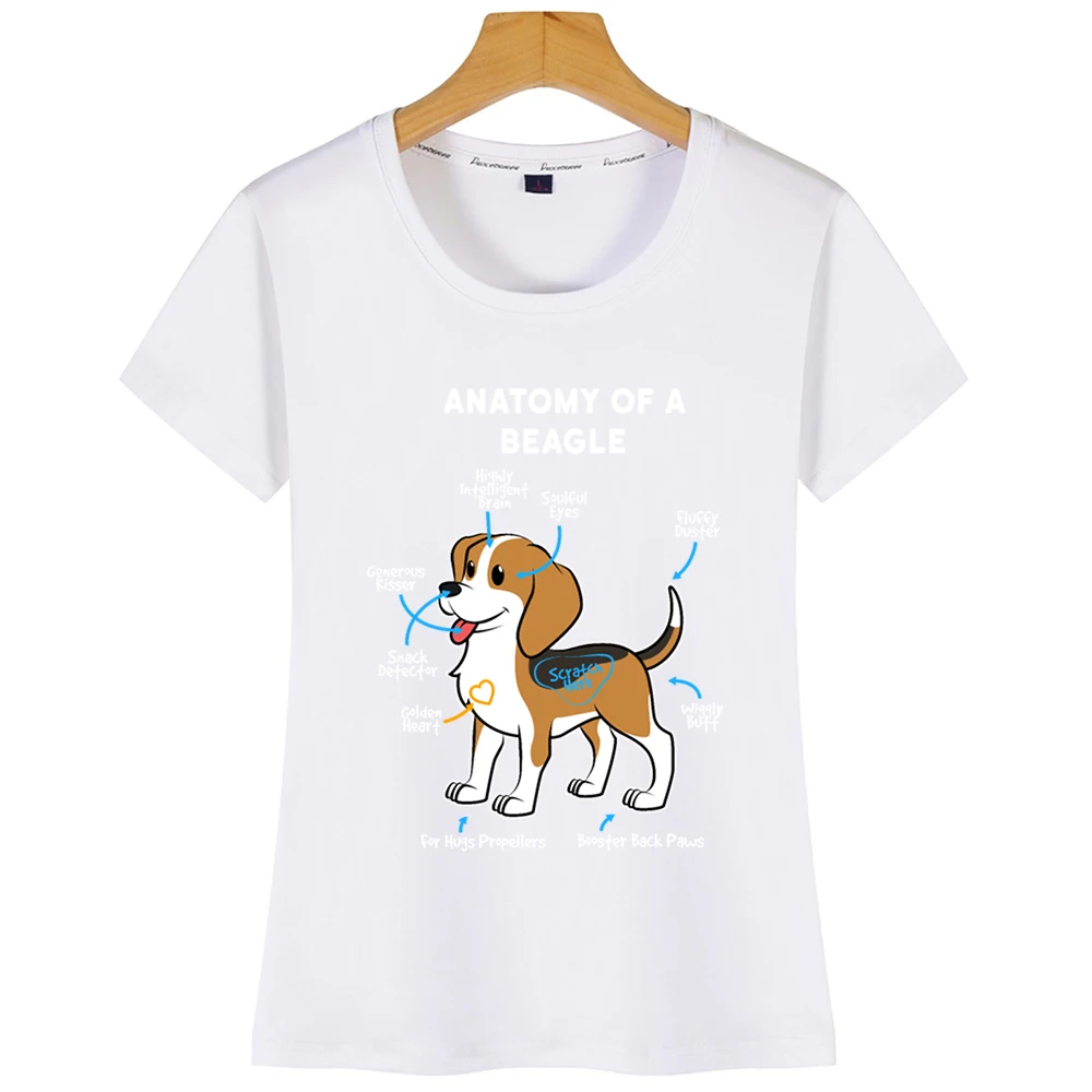 Женская футболка с надписью Собака Бигль | одежда