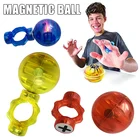 Электронные магнитные шарики игрушечные красочные Магнитное Управление индукция с силовым кольцом игрушки для детей AN88
