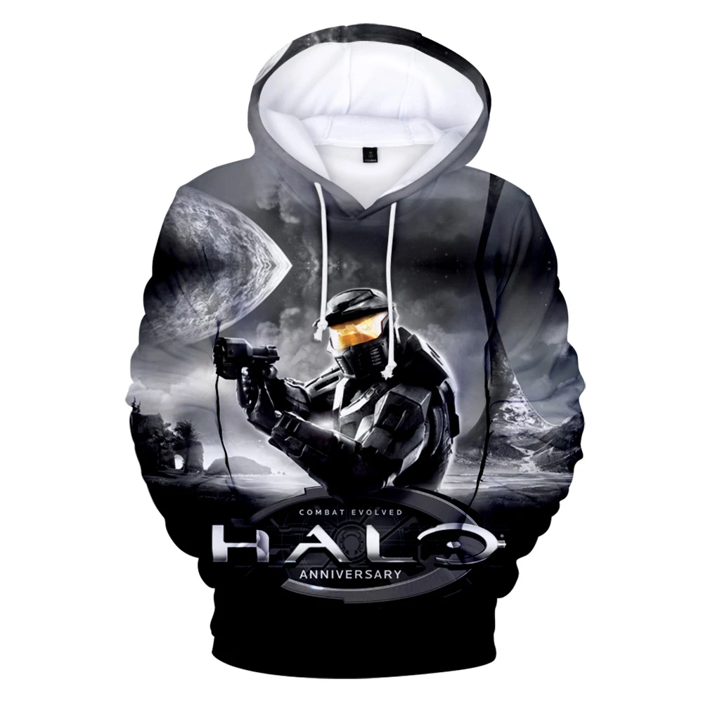 

Halo Infinite Hoodie First-Person Shooter Game 3D Sweatshirt Long Sleeve Mens Hooded Jacket Women Streetwear Harajuku Clothes