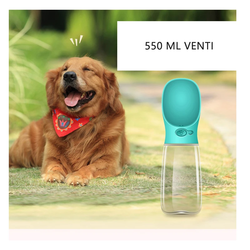 Portable Pet Dog Water Bottle for Dogs Food Feeder Drinking Bowl Puppy Cat Outdoor Outside | Дом и сад