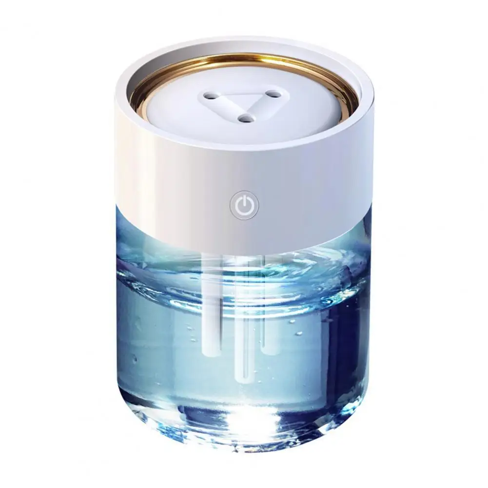 

2L Mini Humidifier Safe Portable Humidifier Three Holes Cool Mist Humidifier